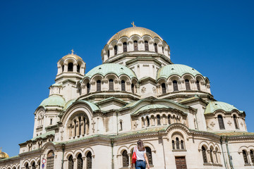 Fototapeta na wymiar Alexxander Nevski Cathedral Sofia