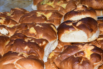 Traditional east european pastry dessert romanian