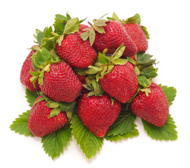 Large fresh strawberry.