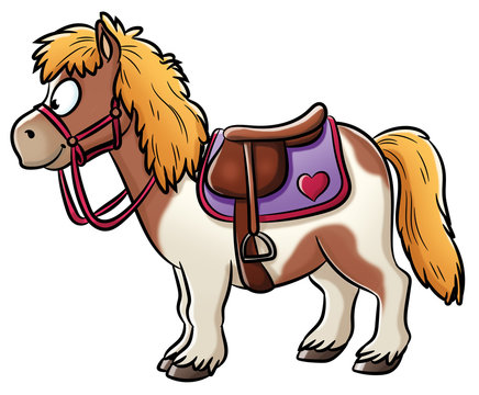 Niedliches Pferd - Illustration
