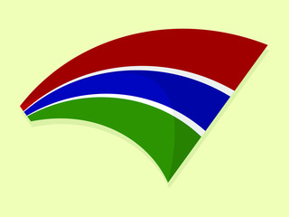 Gambia national flag 