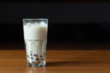 A glass of Bubble Milk Tea