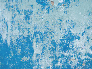 Old blue textured wall