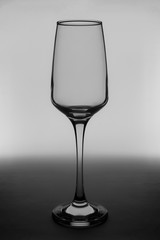 empty wine glass