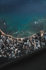 aerial view of Honolulu