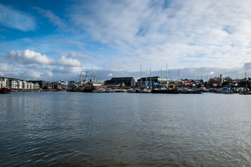 Naklejka premium Brsitol Harbour landscape 