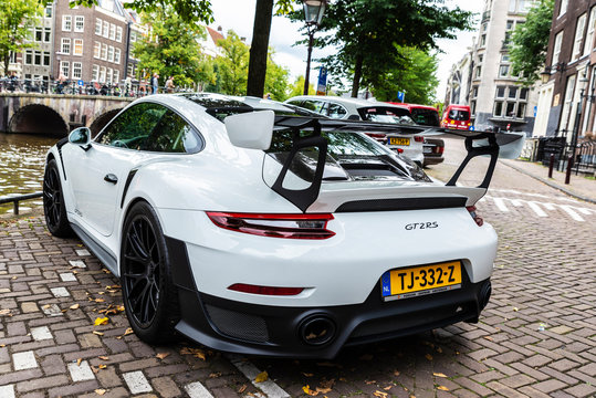 Porsche 911 GT2 RS car in Amsterdam, Netherlands