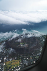 aerial view of the city