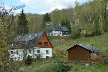 Schwarzwassertal im Erzgebirge