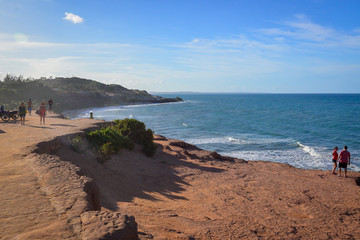 Chapadao of Pipa beach, near Natal, Rio Grande do Norte, Brazil on April 19, 2015