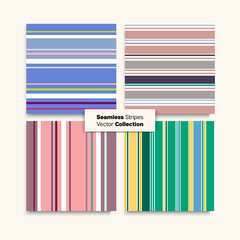 Sailor Stripes Seamless Pattern Set. Training 