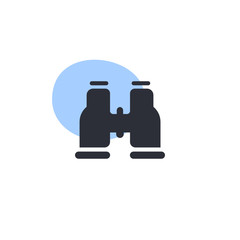Binoculars -  Modern App Button