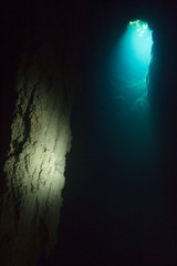 Cenote en la Riviera Maya.