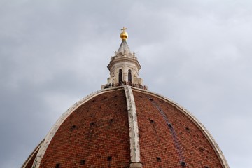 Naklejka premium Kopuła Katedry Santa Maria del Fiore - Florencja, Toskania, Wlochy