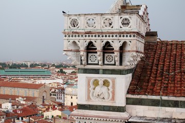 Obraz premium Architekrura Katedry Santa Maria del Fiore - Florencja, Toskania, Wlochy