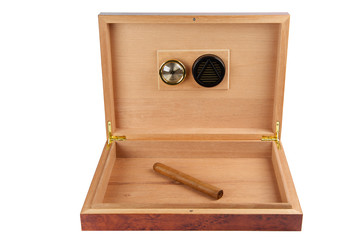 cigar on a white