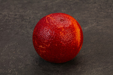 Red sweet orange over background