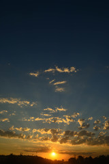 Por do Sol na Rodovia BR 116