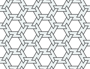 Abstract geometric pattern with complex lines.