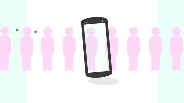 App per riconoscere coronavirus. sistemi informatici contro il virus. App scanner. Fase 2. App riconoscimento covid-19