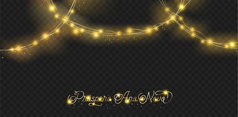 Lights Garland Glamour Decoration. 