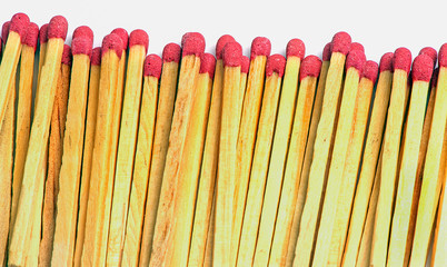 row of matches