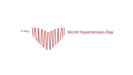 World Hypertension Day. Medical banner. May Awareness Month