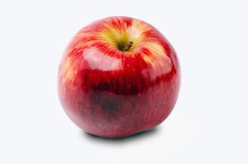 red apple isolated on white