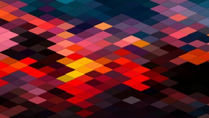 Abstract Colorful Geometrical Artwork,Abstract Graphical Art Background Texture,Modern Conceptual Art.3D Rendering