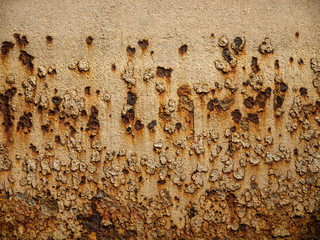 Background in the form of a wall old abandoned mine. Mystical background. Traveling with diggers through underground catacombs and tunnels.