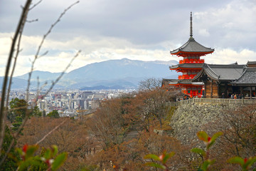 Naklejka premium Ancient pagoda Japan