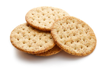 Cracker Isolated on White Background