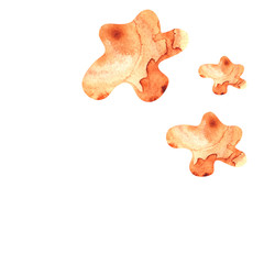 Coffee splash pattern background