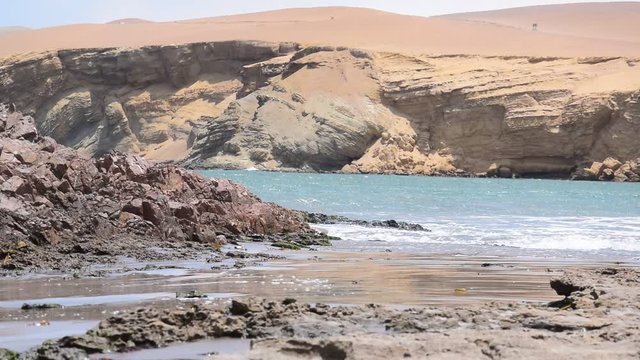 Scenery in Paracas, Peru
