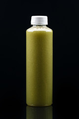 Bottle of fresh juice isolated
