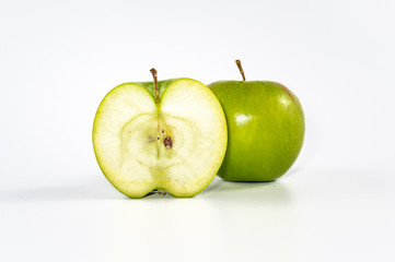 two green apples