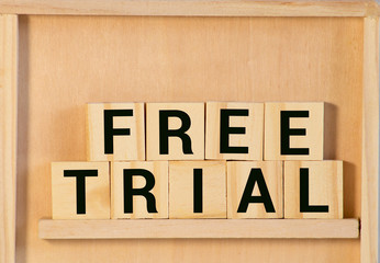 Free Trial card with beautiful day