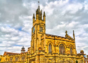 Fototapeta na wymiar East Gate and St Peter Chapel in Warwick - England, UK