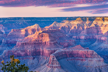 Almost Sunset in the Grand Canyon National Park