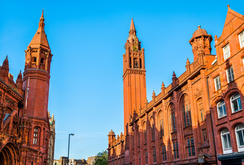 Methodist Central Hall and Victoria Law Courts, historic buildings in Birmingham, England