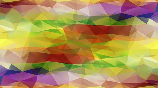 Diagonal Waiving Of Wow Effect Abstract Design Made With Small Triangular Pieces Assembled Together Creating Pyramids And Polygons Using A Striking Color Palette