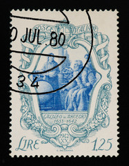 Obraz premium postage stamp