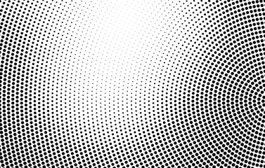 Abstract halftone background. Futuristic grunge pattern, circle of dots. Vector art texture for printing on posters, packages, wrapping paper