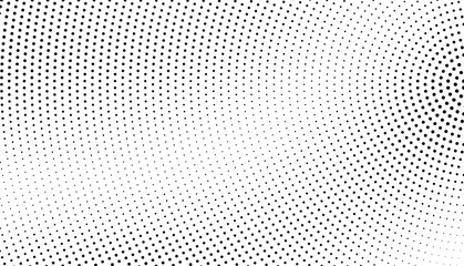 Abstract halftone background. Futuristic grunge pattern, circle of dots. Vector art texture for printing on posters, packages, wrapping paper