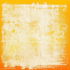 Yellow and Orange Colored Grunge Textured Effect Background
