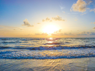 Fototapeta premium sunset on the sea