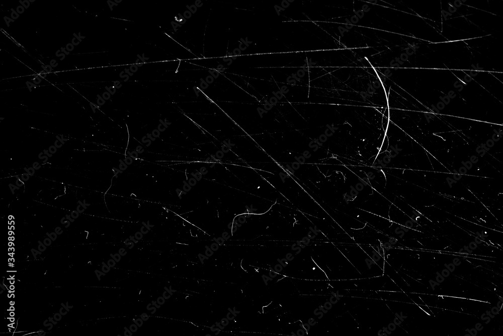 Canvas Prints white scratches isolated on black background