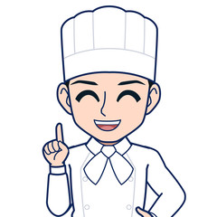 パティシエの男性