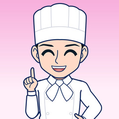 パティシエの男性