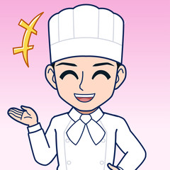 パティシエの男性